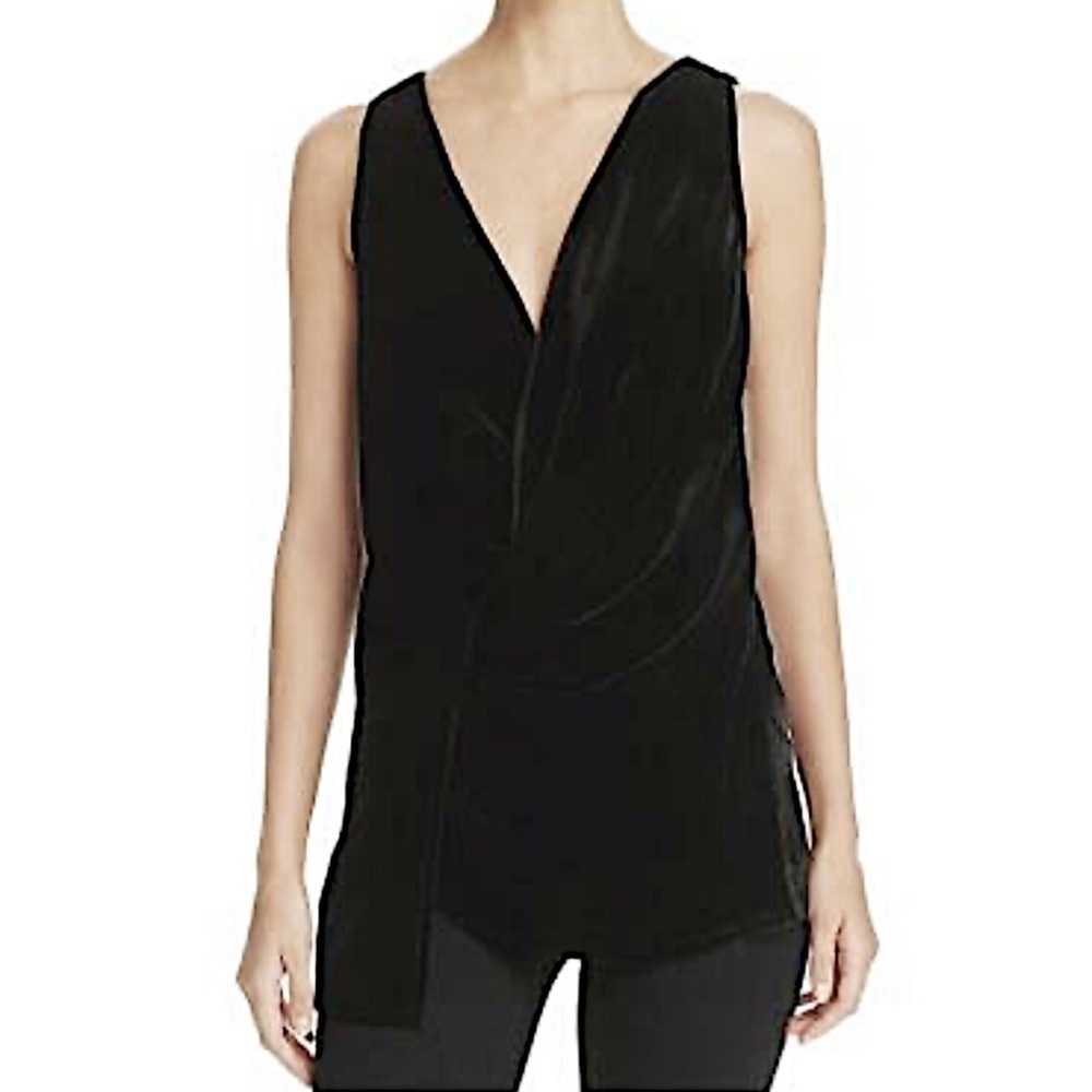 🆕 Kenneth Cole velvet twist front surplice…